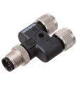 Pepperl+Fuchs V1S-Y-V11/V11 Y-Splitter M12 plug 4-pin to 2x M12 socket 3-pin A-coded