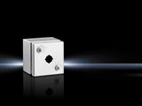 Rittal SM 2384.010 SM Switch housing, WHD: 100x100x90 mm, Stainless steel 14301, without mounting plate, 1 switch cut-out