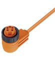 Pepperl+Fuchs V95-W-2M-PVC Female cordset, 7/8