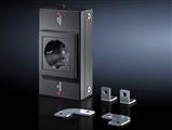 Rittal SZ 2500.710 Socket box for LED system light, with socket for Germany, with earthing-pin (type F, CEE 7/3)