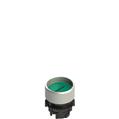 Pizzato E2 1PL2P429L2 Illuminated green booted pushbutton with marking