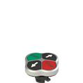 Pizzato E2 1PQFA9QAAH Quadruple pushbutton