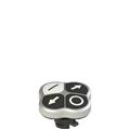 Pizzato E2 1PQFA9QAAL Quadruple pushbutton