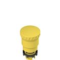 Pizzato E2 1PEPZ4551 Yellow mushroom pushbutton, push-pull