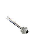 Pizzato VF CNM5PM M12 metallic male wired connector, 5 poles, for PG 13,5 threads