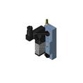 Dopag 100.55.18 Solenoid valve plate with industrial plug type CI