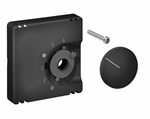 Alre JZ-001.141/GI Cover set for room thermostat RTBSU / FTR, 55×55, anthracite (GIRA), matt