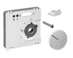 Alre JZ-005.120 Cover set for underfloor temperature controller FETR 101715, 55×55, traffic/studio white (RAL9016), gloss