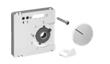 Alre JZ-005.020 Cover set for underfloor temperature controller FETR 101715, 50×50, traffic/studio white (RAL9016), gloss