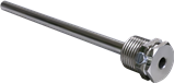 Alre THMs/200 Immersion sleeve, 200mm, nickel-plated brass with insertion, inner x outer diameter 65x8mm