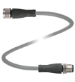 Pepperl+Fuchs V19-G-2M-PUR-ABG-V1-G-Y295897 Connection cable, M12 to M12, 8/4-pin, PUR cable