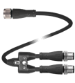 Pepperl+Fuchs V1S-G-BK0,3M-PUR-T-0,3M-V1-G-Y