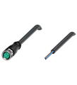 Pepperl+Fuchs V3-GM-BK5M-PVC-U Female cordset single-ended M8 straight A-coded, 3-pin, PVC cable black, UL approved