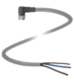 Pepperl+Fuchs V3-WM-5M-PVC-Y255262 Female cordset single-ended, M8, 3-pin, PVC cable