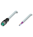 Pepperl+Fuchs V31-GM-10M-PVC-ABG Female cordset single-ended M8 straight A-coded, 3-pin, PVC cable grey, shielded