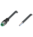 Pepperl+Fuchs V31S-GM-BK5M-PVC-U Male cordset single-ended M8 straight A-coded, 4-pin, PVC cable black, UL approved