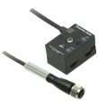 Pepperl+Fuchs VAZ-2T1-FK-G10-0,3M-PUR-V1-G Splitter box G10, AS-Interface and auxiliary voltage to 1 x M12 round connector