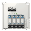 Beckhoff KM2614 Bus Terminal module, 4-channel relay output, 230 V AC, 16 A, manual/autom operation