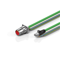 Beckhoff ZK7208-BX00-Axxx B17, ENP cable, PUR, 5 G 15 mm² + (1 x 4 x AWG22), drag chain suitable, key 1 (2 x 24 V DC + PE)