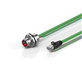 Beckhoff ZK7206-AK00-Axxx B17, ENP cable, PUR, 3 G 15 mm² + (1 x 4 x AWG22), drag chain suitable, key 1 (24 V DC)