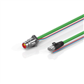 Beckhoff ZK7102-BF00-Axxx B12, ENP cable, PUR, 2 x 075 mm² + (1 x 4 x AWG22), drag chain suitable, key 1 (24 V DC)