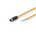 Beckhoff ZK4000-7700-0xxx Motor connection cable 075 mm² with M12 high-power plug (t coded), drag-chain suitable