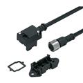 IFM FC connector, M12, V2A, 1m AS-Interface flat cable insulation displacement connector