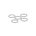 IFM O-RG 16,40x1,00/FKM 5 PIECE O-ring