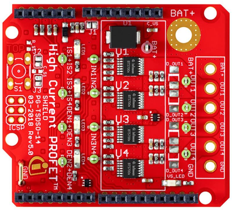 Infineon SHIELD_BTS7006-1EPP Turkiye