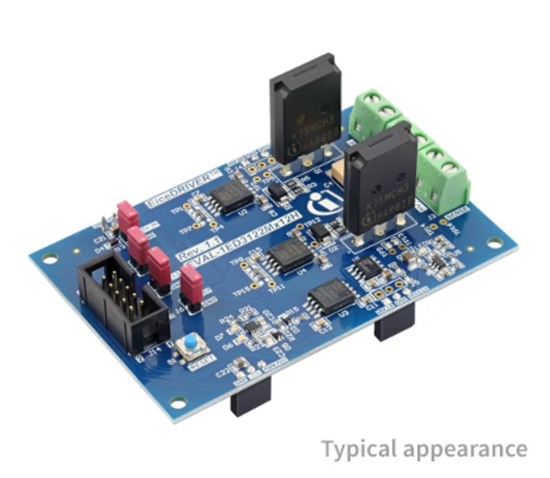 Infineon EVAL-1ED3122MX12H Evaluation board for 1ED3122MX12H - 2300 V, 10 A, 57 kV (rms) single-channel isolated gate driver Turkiye