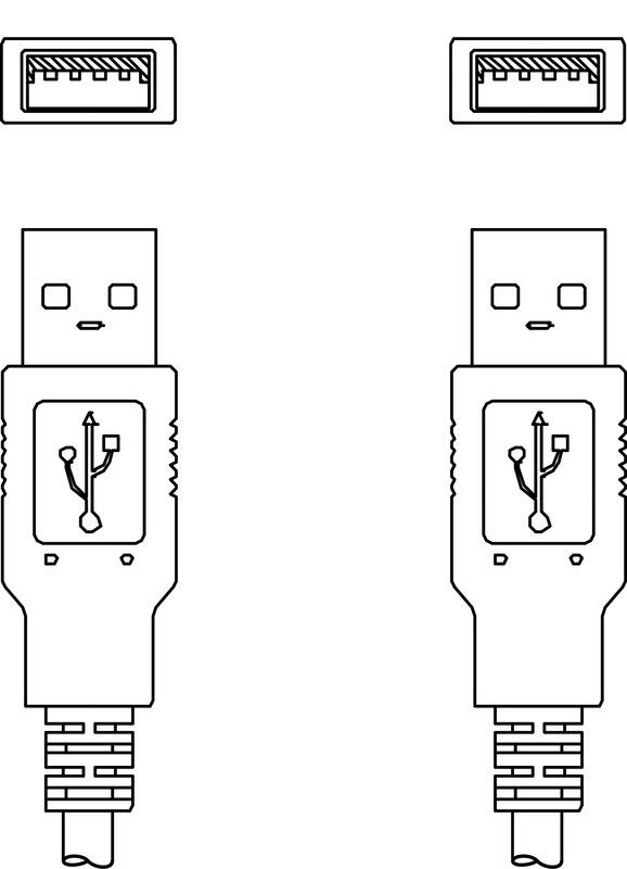 Leuze KB USB A - USB A Bağlantı kablosu Turkiye