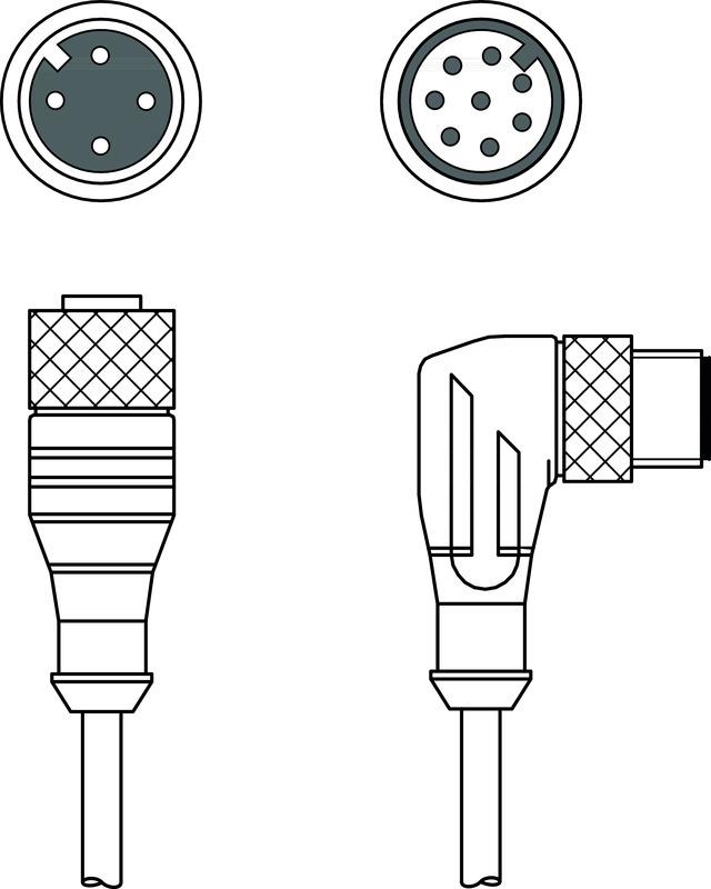 Leuze CB-M12-CC30 Bağlantı kablosu Turkiye