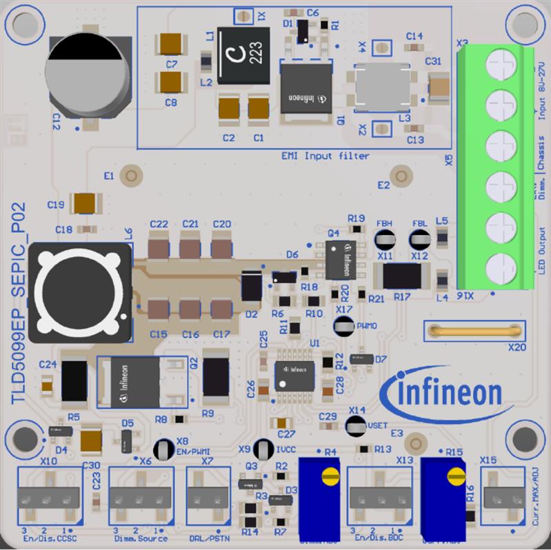 Infineon TLD5099EP_SEPIC EVALK Turkiye