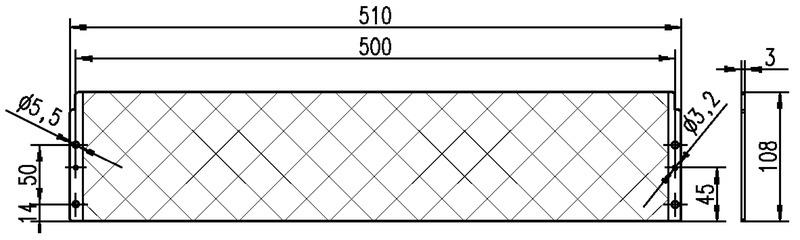 Leuze Reflektor OCS 450x80mm-M Yansıtıcı bant Turkiye