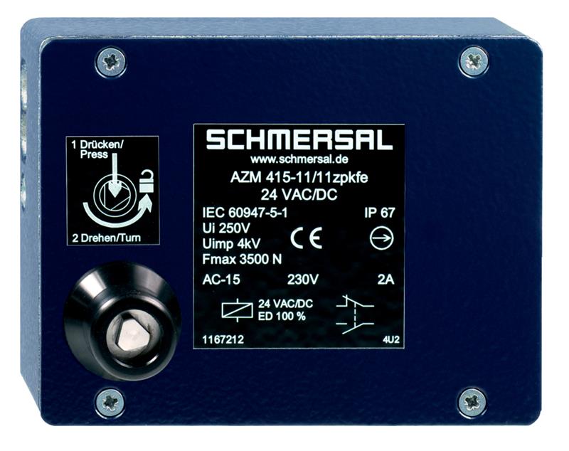 Schmersal AZM 415-02/11ZPKFE 24VAC/DC Turkiye