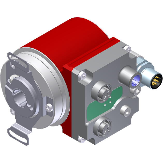 TR Electronic CES582M-00088 CES582M 8192/4096 Profinet EPN+INC 1024 HTL 12H7 DMS 4xM12r Turkiye
