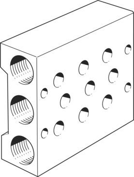 Festo PRS-1/8-3-B Manifold Bloğu|Bağlantı Bloğu Turkiye