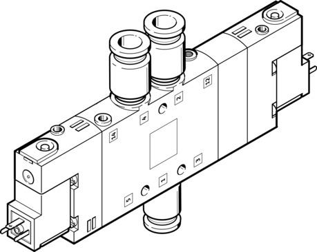 Festo CPE18-M2H-5/3E-QS-8 Selenoid valf Turkiye