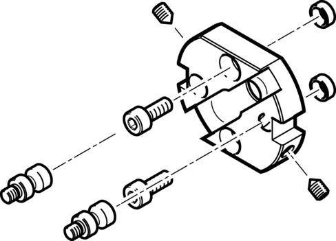 Festo HAPG-SD2-2 Adaptör Takımı Turkiye