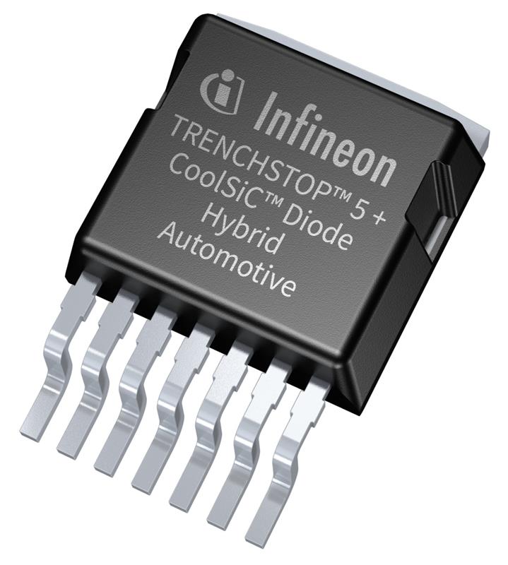 Infineon AIKBE50N65RF5 Automotive Silicon-carbide (SiC) Hybrid Discrete 650 V in D2PAK-7L Turkiye