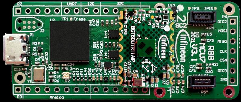 Infineon DEMO BGT60UTR11AIP Getting started with the XENSIV™ BGT60UTR11AIP 60 GHz radar sensor FMCW demo board Turkiye