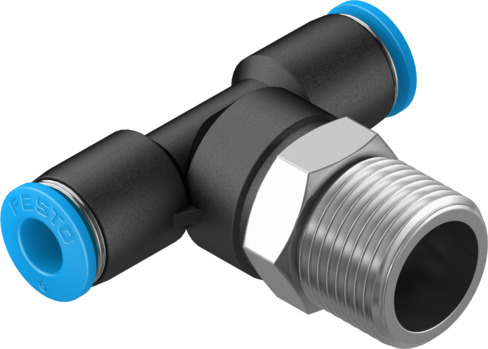 Festo QST-3/8-6 T-Çabuk Bağlantı Rakoru Turkiye