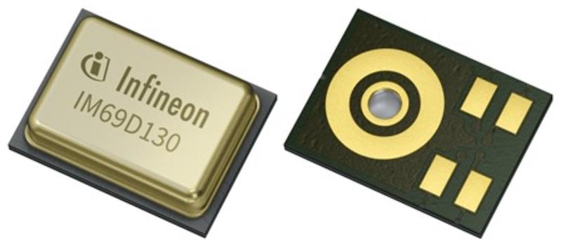 Infineon IM69D130 XENSIV™  MEMS microphone with 105dB dynamic range and high output linearity up to 130dBSPL Turkiye