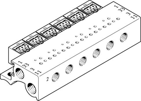 Festo MHA1-PR2-3-M3-PI Manifold Turkiye
