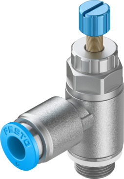 Festo GRLA-1/8-QS-6-RS-D Tek yönlü akış kontrol valfleri Turkiye