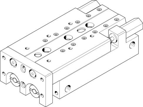 Festo SLT-25-80-A-CC-B Mini slide Turkiye