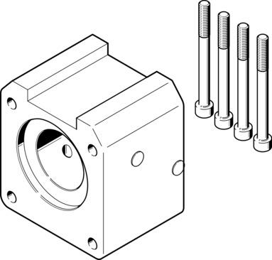 Festo EAMK-A-E72-64A Coupling housing Turkiye