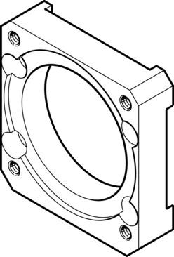 Festo EAMF-A-118C-100A Motor flange Turkiye