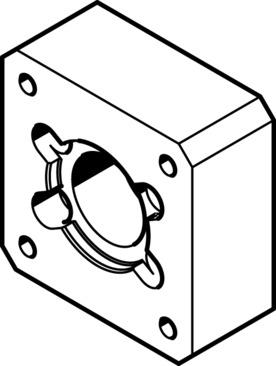 Festo EAMF-A-30A-42A Motor flange Turkiye