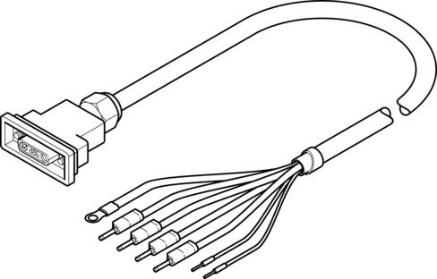 Festo KPWR-MC-1-SUB-15HC-10 Supply cable Turkiye